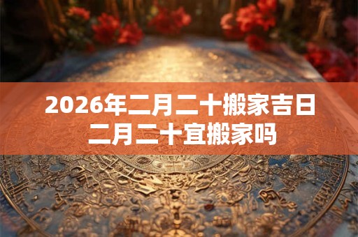 2026年二月二十搬家吉日 二月二十宜搬家吗