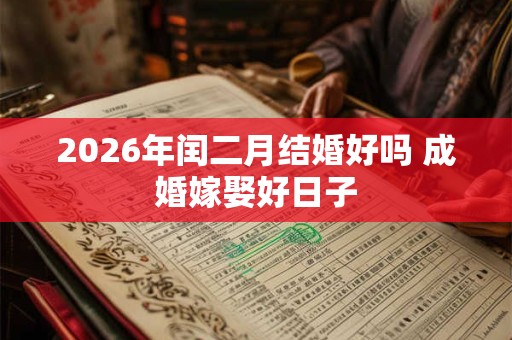 2026年闰二月结婚好吗 成婚嫁娶好日子