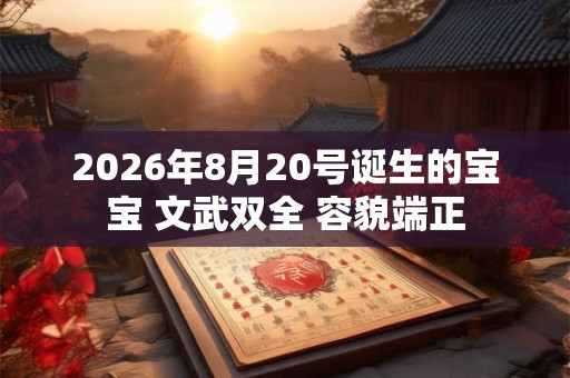 2026年8月20号诞生的宝宝 文武双全 容貌端正 2026年8月20号诞生的宝宝 文武双全 容貌端正
