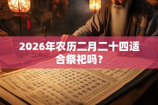 2026年农历二月二十四适合祭祀吗? 2026年农历二月二十四适合祭祀吗?