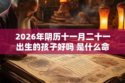2026年阴历十一月二十一出生的孩子好吗 是什么命