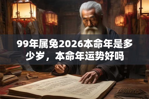 99年属兔2026本命年是多少岁，本命年运势好吗