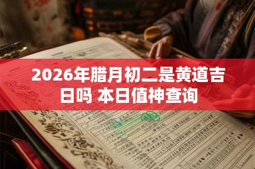 2026年腊月初二是黄道吉日吗 本日值神查询 2026年腊月初二是黄道吉日吗 本日值神查询