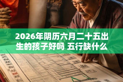 2026年阴历六月二十五出生的孩子好吗 五行缺什么 2026年阴历六月二十五出生的孩子好吗 五行缺什么