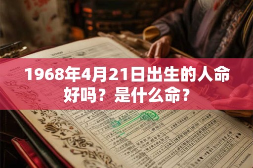 1968年4月21日出生的人命好吗?是什么命? 1968年4月21日出生的人命好吗?是什么命?