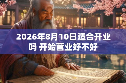 2026年8月10日适合开业吗 开始营业好不好
