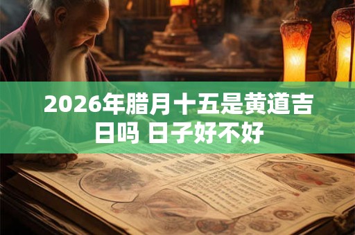2026年腊月十五是黄道吉日吗 日子好不好 2026年腊月十五是黄道吉日吗 日子好不好