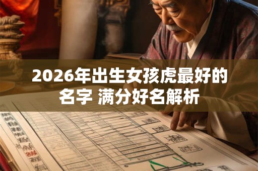 2026年出生女孩虎最好的名字 满分好名解析 2026年出生女孩虎最好的名字 满分好名解析