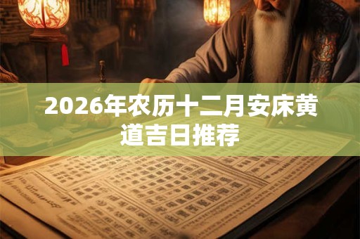 2026年农历十二月安床黄道吉日推荐 2026年农历十二月安床黄道吉日推荐