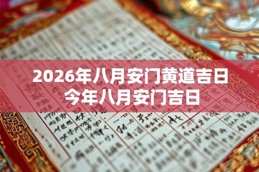 2026年八月安门黄道吉日 今年八月安门吉日 2026年八月安门黄道吉日 今年八月安门吉日