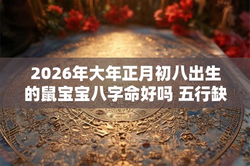2026年大年正月初八出生的鼠宝宝八字命好吗 五行缺什么