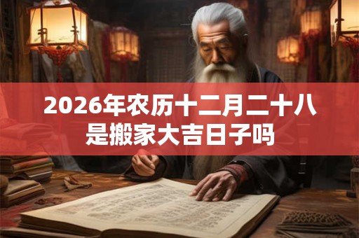 2026年农历十二月二十八是搬家大吉日子吗 2026年农历十二月二十八是搬家大吉日子吗