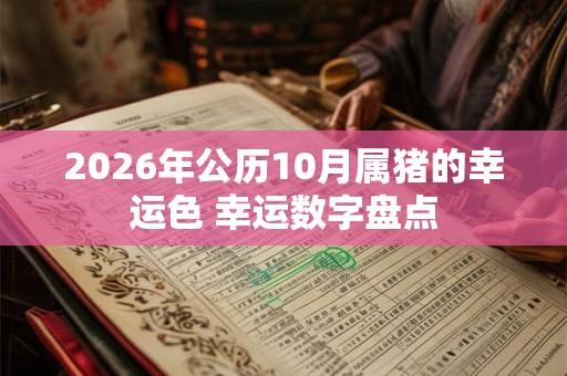 2026年公历10月属猪的幸运色 幸运数字盘点 2026年公历10月属猪的幸运色 幸运数字盘点