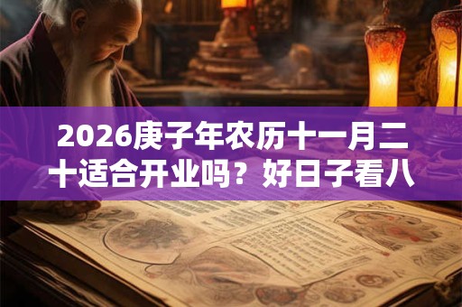 2026庚子年农历十一月二十适合开业吗?好日子看八字 2026庚子年农历十一月二十适合开业吗?好日子看八字