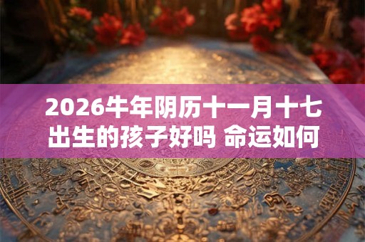 2026牛年阴历十一月十七出生的孩子好吗 命运如何 2026牛年阴历十一月十七出生的孩子好吗 命运如何