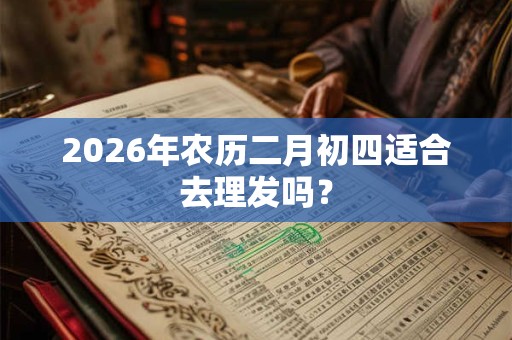 2026年农历二月初四适合去理发吗？