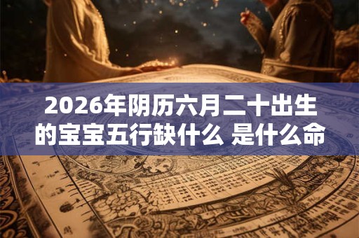 2026年阴历六月二十出生的宝宝五行缺什么 是什么命 2026年阴历六月二十出生的宝宝五行缺什么 是什么命