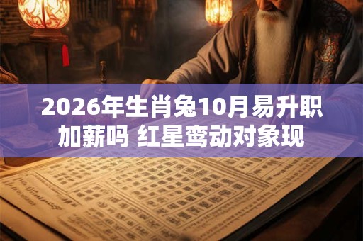 2026年生肖兔10月易升职加薪吗 红星鸾动对象现