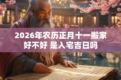 2026年农历正月十一搬家好不好 是入宅吉日吗 2026年农历正月十一搬家好不好 是入宅吉日吗