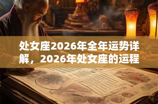 处女座2026年全年运势详解,2026年处女座的运程完整版 处女座2026年全年运势详解,2026年处女座的运程完整版
