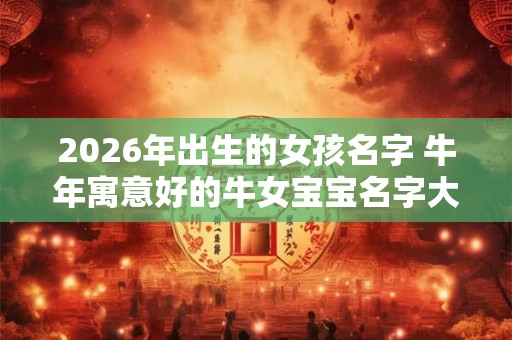 2026年出生的女孩名字 牛年寓意好的牛女宝宝名字大全 2026年出生的女孩名字 牛年寓意好的牛女宝宝名字大全