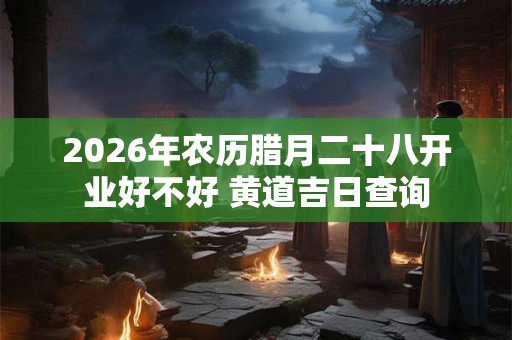 2026年农历腊月二十八开业好不好 黄道吉日查询 2026年农历腊月二十八开业好不好 黄道吉日查询