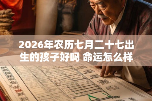 2026年农历七月二十七出生的孩子好吗 命运怎么样 2026年农历七月二十七出生的孩子好吗 命运怎么样
