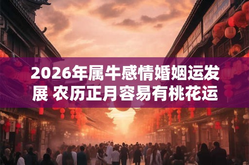2026年属牛感情婚姻运发展 农历正月容易有桃花运 2026年属牛感情婚姻运发展 农历正月容易有桃花运