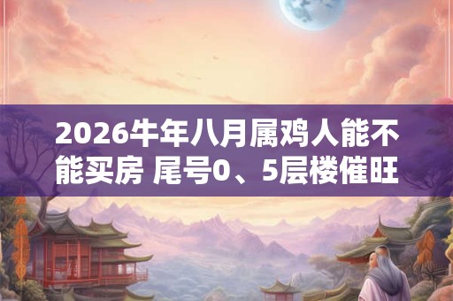 2026牛年八月属鸡人能不能买房 尾号0、5层楼催旺运势 2026牛年八月属鸡人能不能买房 尾号0、5层楼催旺运势