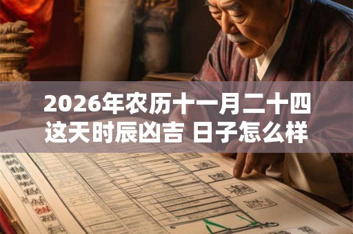 2026年农历十一月二十四这天时辰凶吉 日子怎么样 2026年农历十一月二十四这天时辰凶吉 日子怎么样