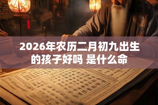 2026年农历二月初九出生的孩子好吗 是什么命 2026年农历二月初九出生的孩子好吗 是什么命