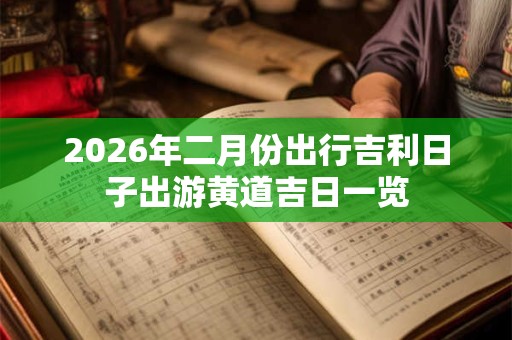 2026年二月份出行吉利日子出游黄道吉日一览 2026年二月份出行吉利日子出游黄道吉日一览