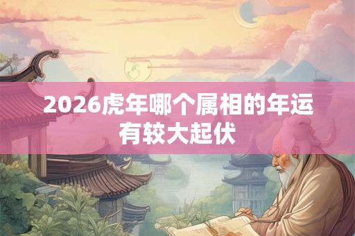 2026虎年哪个属相的年运有较大起伏 2026虎年哪个属相的年运有较大起伏