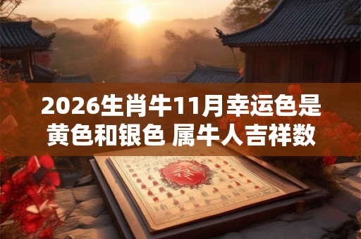 2026生肖牛11月幸运色是黄色和银色 属牛人吉祥数字是0