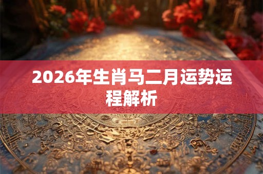 2026年生肖马二月运势运程解析 2026年生肖马二月运势运程解析