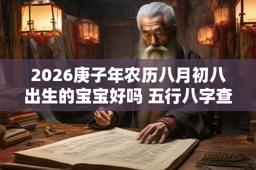 2026庚子年农历八月初八出生的宝宝好吗 五行八字查询