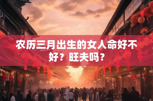 农历三月出生的女人命好不好?旺夫吗? 农历三月出生的女人命好不好?旺夫吗?