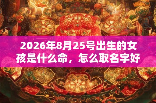 2026年8月25号出生的女孩是什么命,怎么取名字好 2026年8月25号出生的女孩是什么命,怎么取名字好