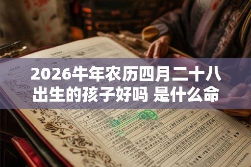 2026牛年农历四月二十八出生的孩子好吗 是什么命 2026牛年农历四月二十八出生的孩子好吗 是什么命