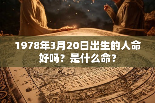 1978年3月20日出生的人命好吗?是什么命? 1978年3月20日出生的人命好吗?是什么命?