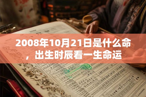 2008年10月21日是什么命,出生时辰看一生命运 2008年10月21日是什么命,出生时辰看一生命运