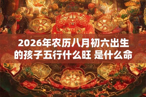 2026年农历八月初六出生的孩子五行什么旺 是什么命 2026年农历八月初六出生的孩子五行什么旺 是什么命