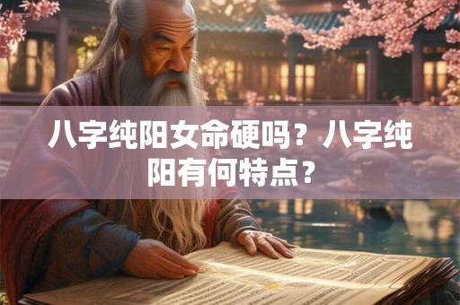八字纯阳女命硬吗？八字纯阳有何特点？