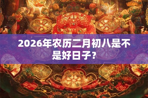 2026年农历二月初八是不是好日子? 2026年农历二月初八是不是好日子?