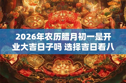 2026年农历腊月初一是开业大吉日子吗 选择吉日看八字 2026年农历腊月初一是开业大吉日子吗 选择吉日看八字