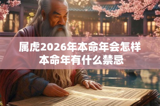 属虎2026年本命年会怎样 本命年有什么禁忌