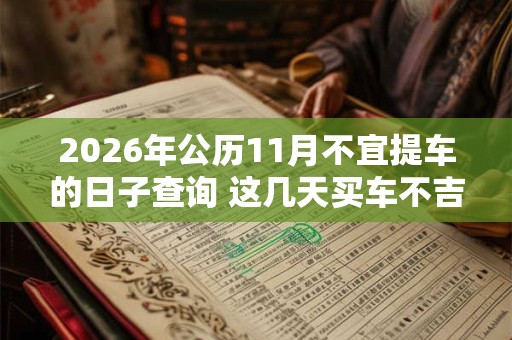 2026年公历11月不宜提车的日子查询 这几天买车不吉利 2026年公历11月不宜提车的日子查询 这几天买车不吉利