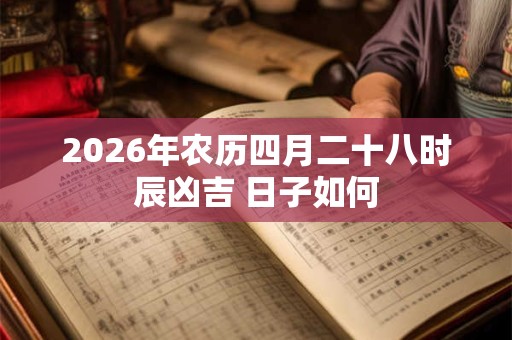 2026年农历四月二十八时辰凶吉 日子如何 2026年农历四月二十八时辰凶吉 日子如何