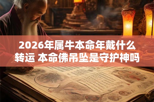 2026年属牛本命年戴什么转运 本命佛吊坠是守护神吗