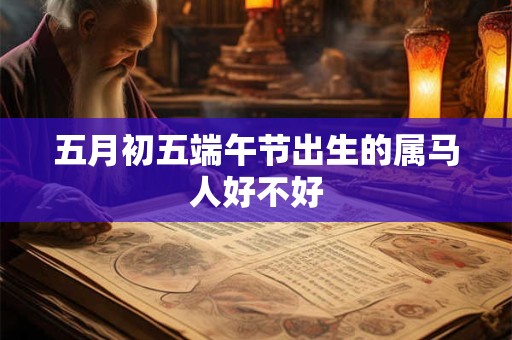 五月初五端午节出生的属马人好不好 五月初五端午节出生的属马人好不好